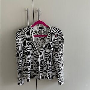 Giorgio Armani Black and White Shoulder Bag